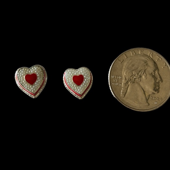 🎉HP🎉Napier Mini Heart Earrings - Picture 4 of 9